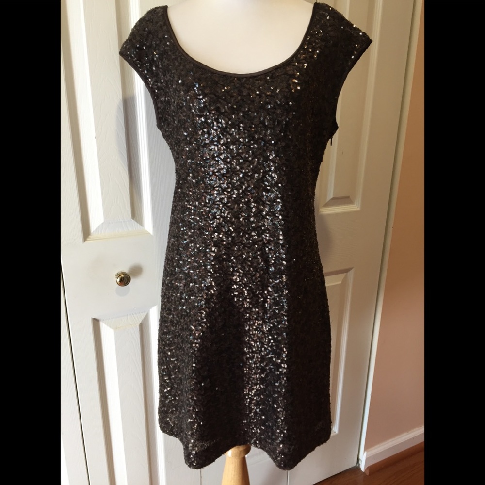 Sexy Sequin Open Back Cocktail Dress By Muse